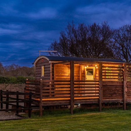 Hillside View Shepherds Hut - Ockeridge Rural Retreats Little Witley 外观 照片